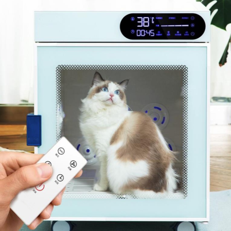 Caja de secado de pelo de mascotas automática inteligente