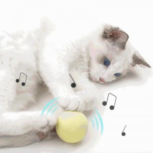 Amazon \\\\ \'s New Pet Gravitational Call Ball Cat Self-Oye Suministros anti-aburridos Tease Cat Stick Mint Ball Ball Toy Toy