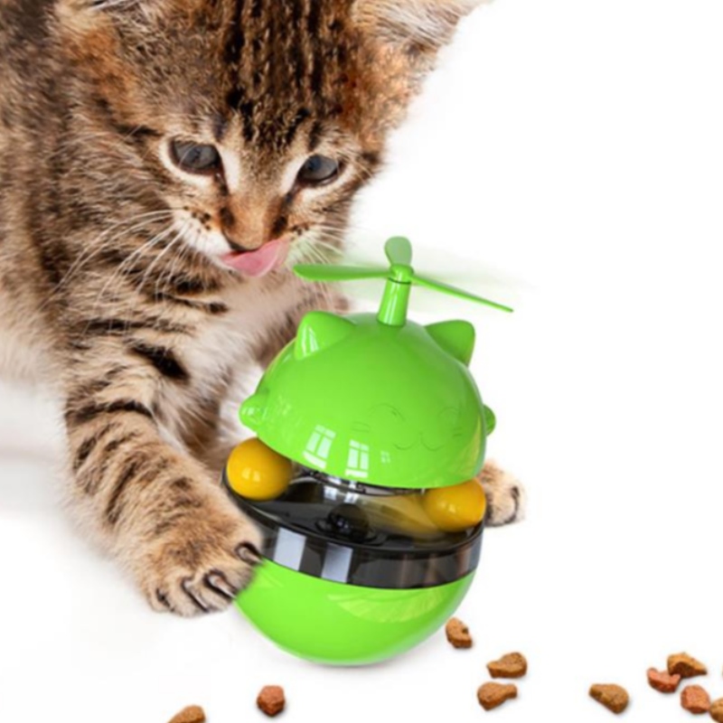 Muestra gratis Amazon gato juguetes para mascotas suministros para mascotas Turnato de juguete con fugas de alimentos Bola divertida gato palo mismo disfrutar de juguetes para gatos